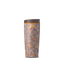 SmoothSip Slider 20oz in Out of Sight, brown forest Mossy Oak camouflage print with leaves and branches across the body, brown lid, and orange accent ring