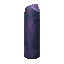FreeSip 24oz Arctic Storm; rotating view of deep navy blue body with swirling dark purple marbled wave pattern, dark plum flip cap, lavender carry loop, and dark slate lid