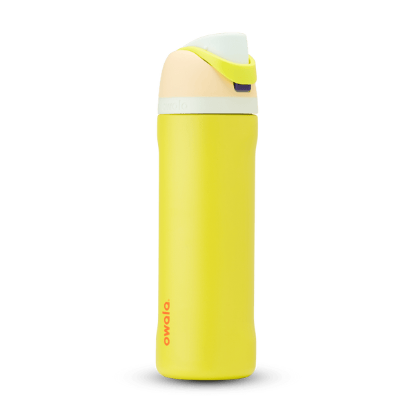 Owala yellow 24oz FreeSip water bottle