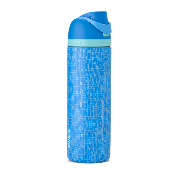 Owala Birthday Bash Take a Dip 24oz FreeSip bottle in bright blue