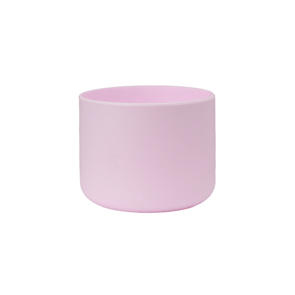 Bottle Boot 32oz in light pink silicone; medium cylindrical form