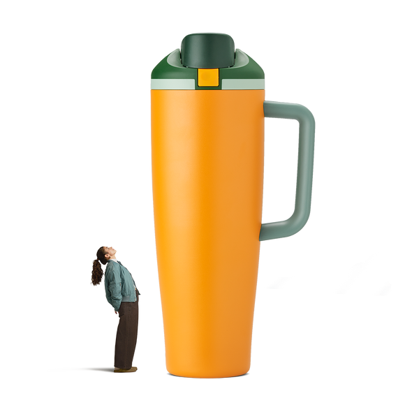 FreeSip Tumbler 40oz Orange Grove
