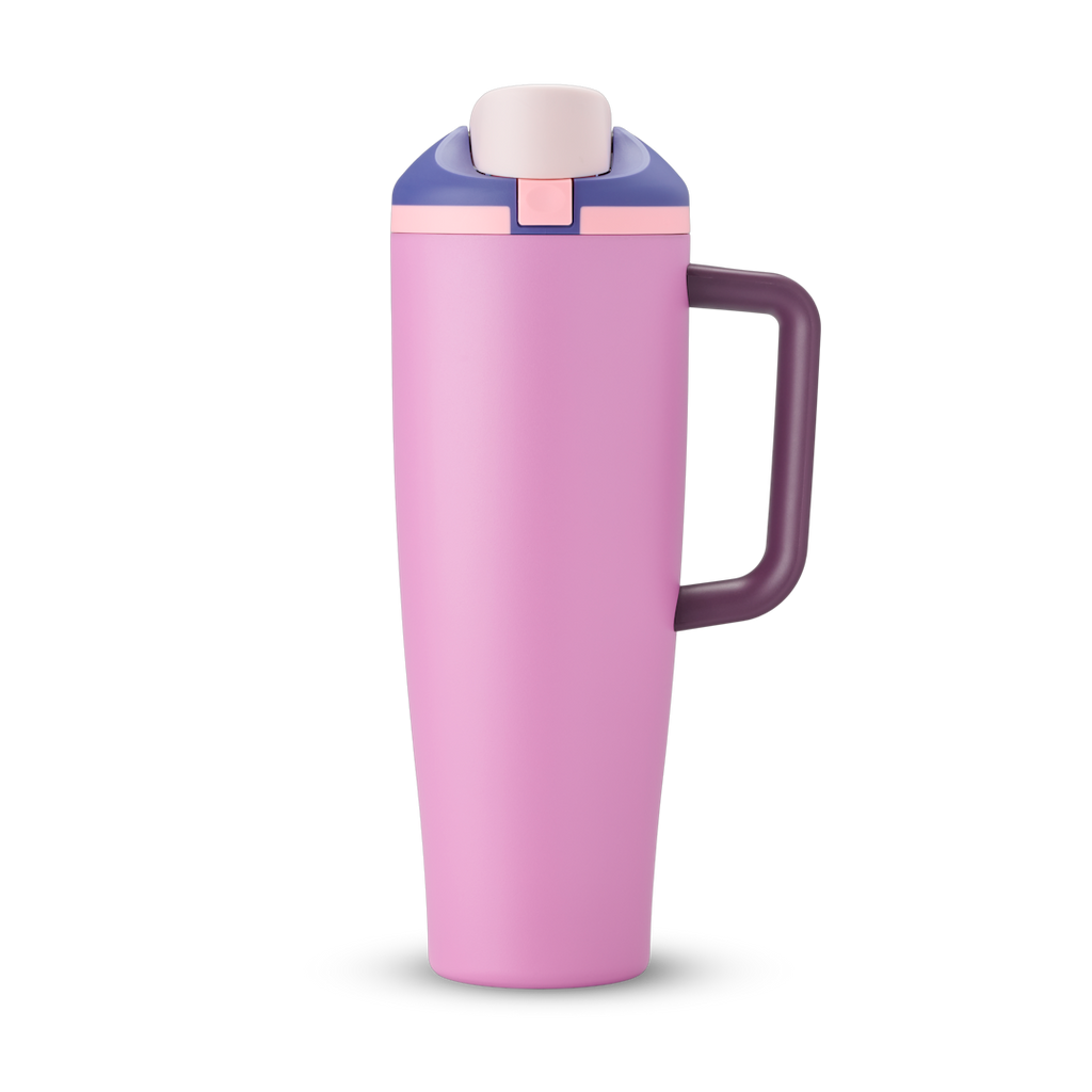 FreeSip Tumbler 40oz Pretty in Purple