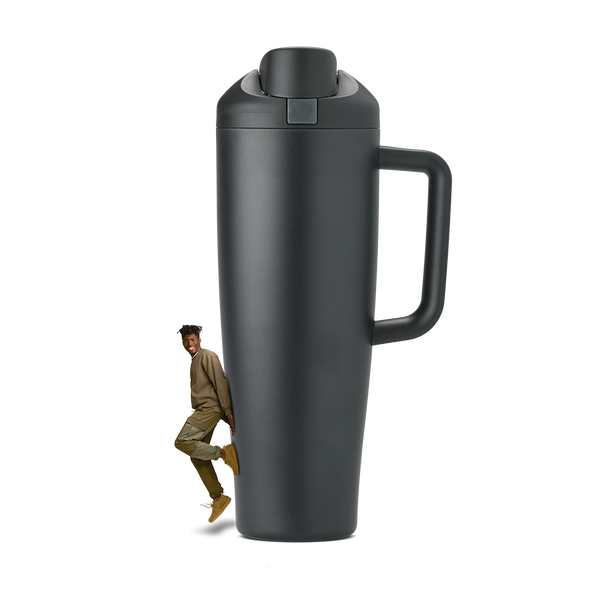 FreeSip Tumbler 40oz Very Very Dark