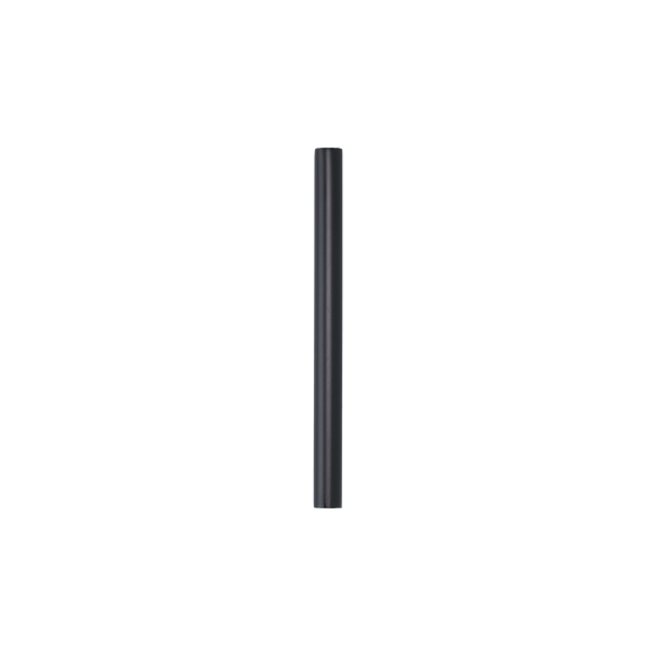 Owala Replacement Kids Flip Straw in Very, Very Dark; single short solid black straw