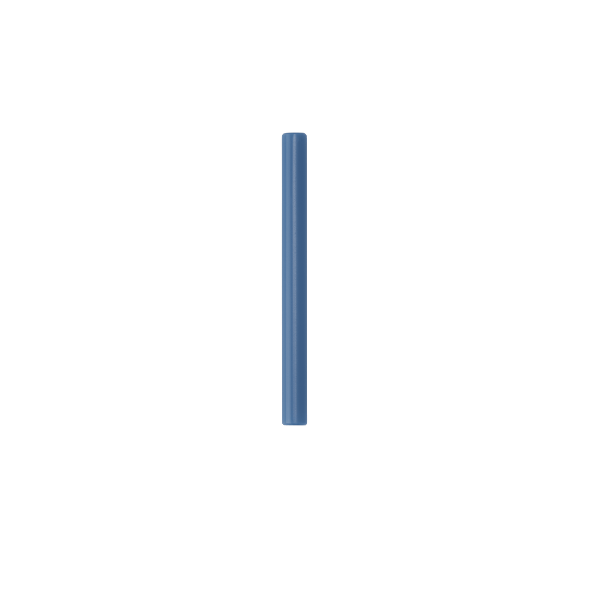 Owala Replacement Kids Tumbler Straw in Blue; single short solid medium blue straw