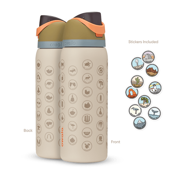 Great American Road Trip FreeSip in US National Parks (sand-beige body printed