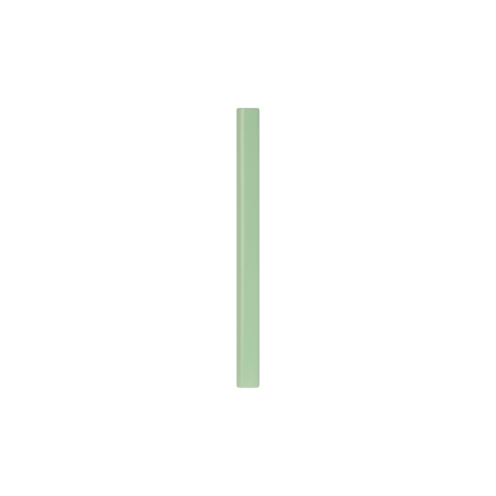 Owala Replacement Straw in Teal; single short solid pale mint green straw