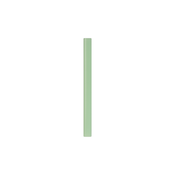 Owala Replacement Straw in Teal; single short solid pale mint green straw