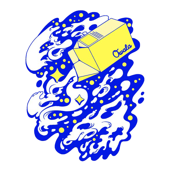 Owala sticker illustration