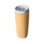 SmoothSip Slider 20oz, golden yellow body with light gray lid and mint green slider button