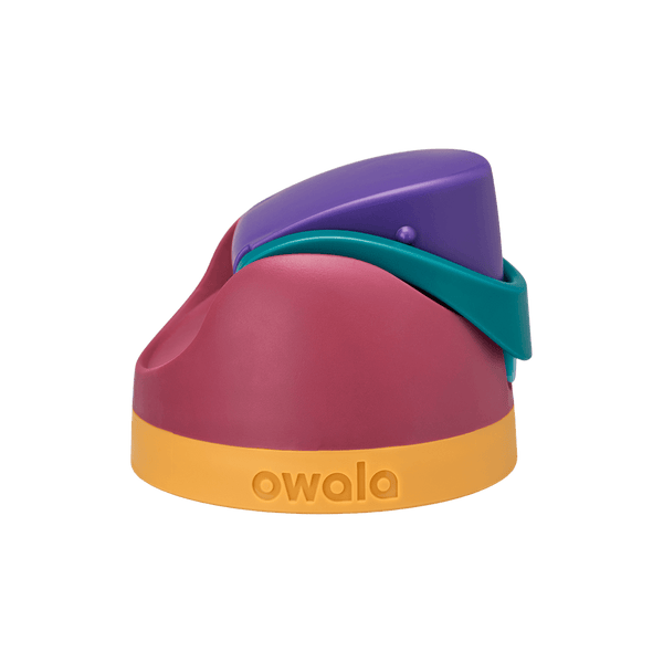 Owala FreeSip replacement lid in Gemstone Chic, lid detail