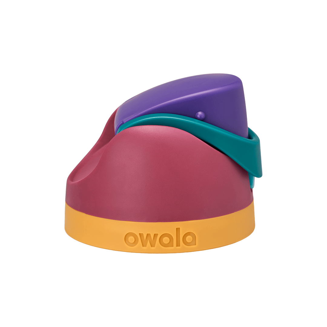 Owala FreeSip replacement lid in Gemstone Chic, lid detail