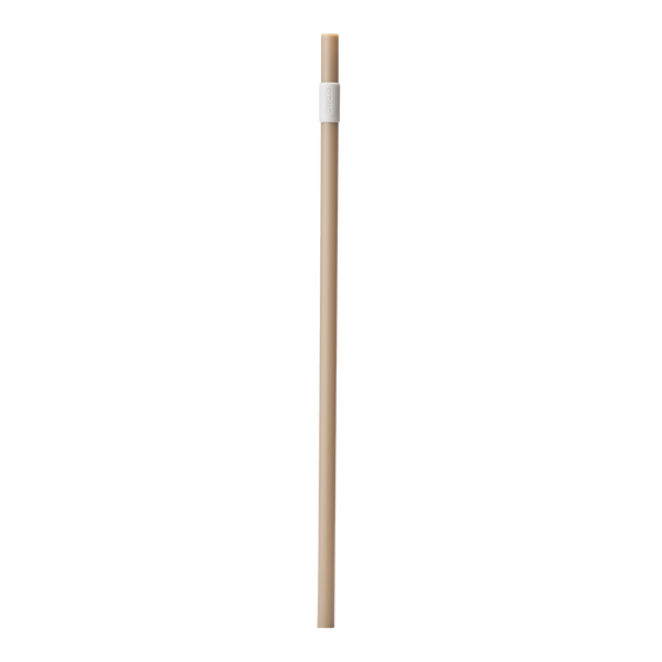 Owala 301mm Replacement Straw in natural tan body with white connector near the top (Down to Earth colorway)