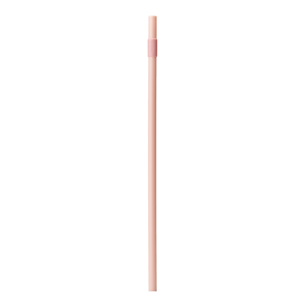 Owala 301mm Replacement Straw in pale blush pink body with matching pink connector tip (Rose Quartz colorway)
