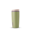 SmoothSip 20oz in Hip Cactus, olive green tumbler body with cream flip-style lid, slim purple accent ring, and purple Owala logo