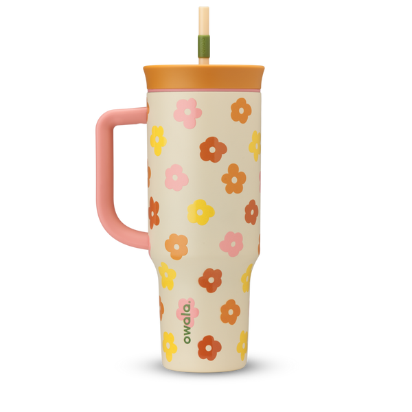 Owala 40oz Tumbler in Petals for Peace