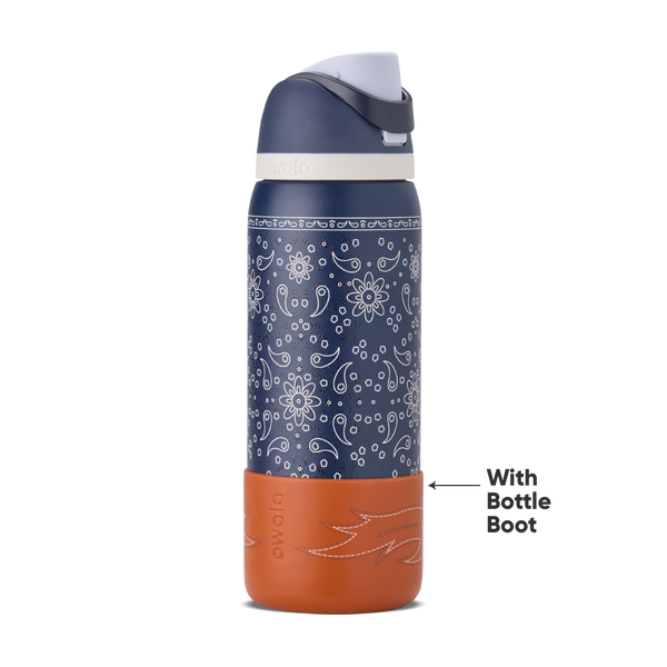 FreeSip with bandana-print body and Bottle Boot